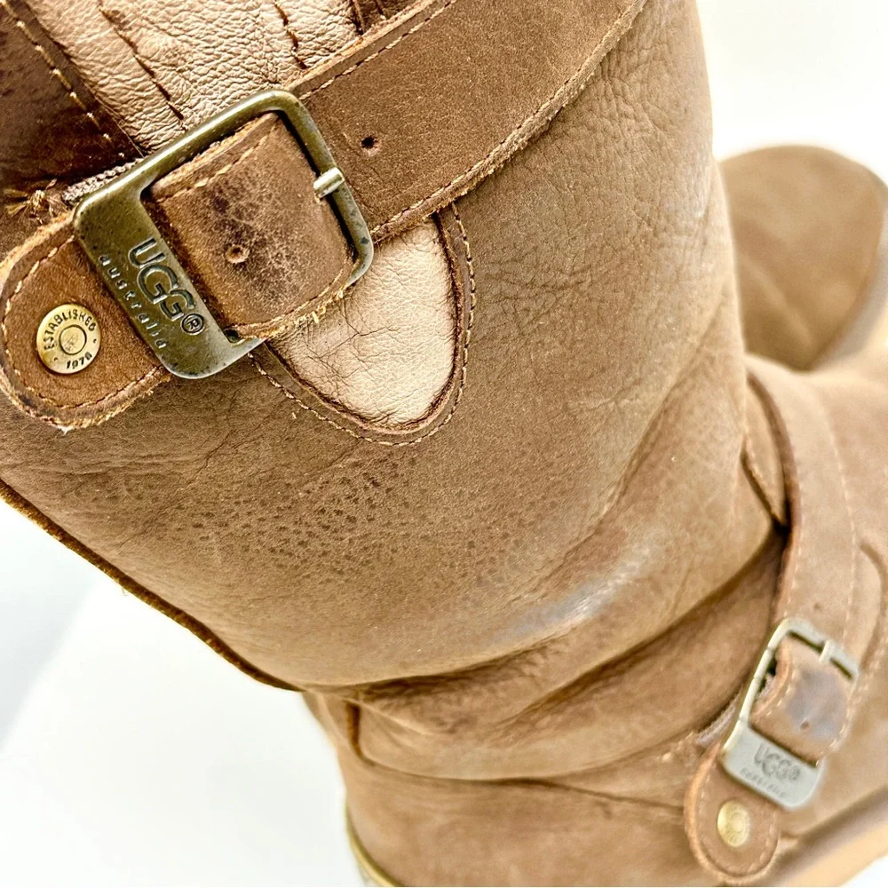 UGG Sutter Toast Boots 1005374 Women’s Size 8 Water Resistant